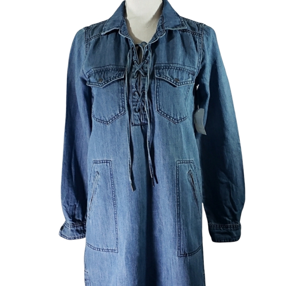 Blank NYC Dress Blue Denim